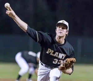 Jake Woodford pitching