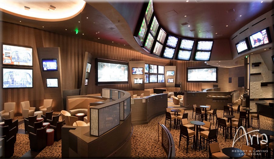 The sportsbook at the Aria Casino