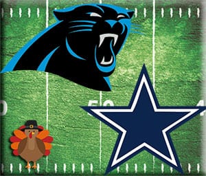 Dallas Cowboys and Carolina Panthers