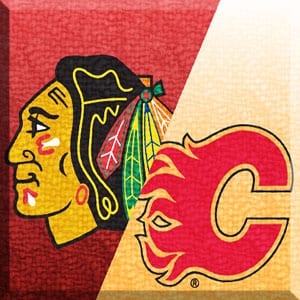 Chicago Blackhawks and Calgary Flames