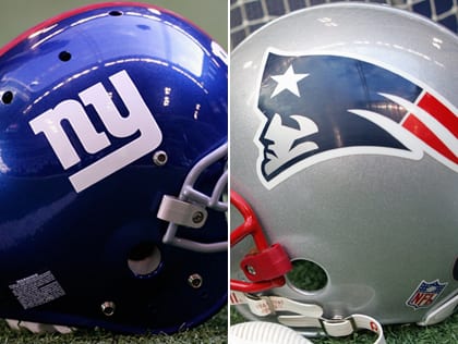 NY Giants vs New England Patriots NFL Game