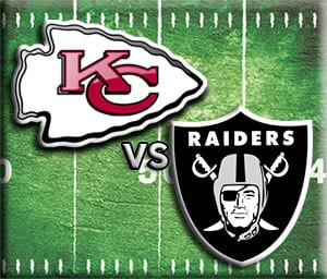 Oakland Raiders and Kansas City Chiefs