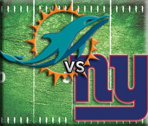 Miami Dolphins vs NY Giants