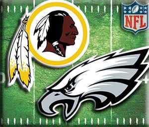 Philadelphia Eagles and the Washington Redskins