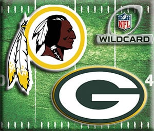 Green Bay Packers vs the Washington Redskins