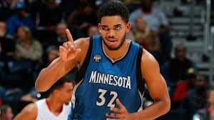 Minnesota at Portland - Karl-Anthony Towns at center