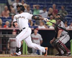 Marcell Ozuna can create scoring chances for Miami.