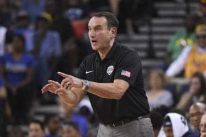 Coach K wants more disciplined play by the US Olympic Basketball Team.
