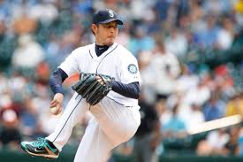 Hisashi Iwakuma starts.