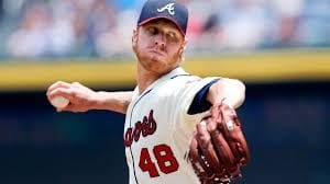 Mike Foltynewicz did well against the Giants in May.