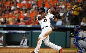 Chris Carter has been hitting homers and driving in runs, but his average is below .220.