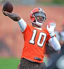 Robert Griffin III to start for the Browns at QB.