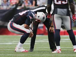 QB Garoppol went down for NE.
