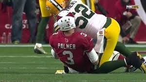 Palmer has been sacked a dozen times. 