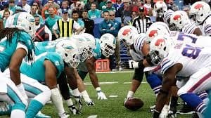 NFL week seven free pick features Buffalo at Miami 