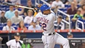 Yoenis Cespedes is one of five Mets who have double digit homerun numbers. 