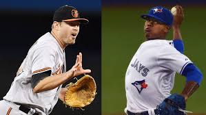 Tillman starts for Orioles and Stroman for Jays