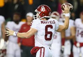QB Baker Mayfield is extremely accurate. 