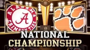 Clemson Plays Alabama College Football Free Pick