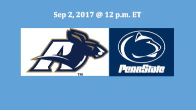 Akron Plays Penn State 2017 College Football Pick