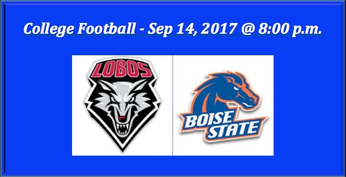 2017 New Mexico Plays Boise State College Football Pick