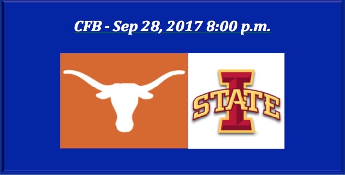 Texas Plays Iowa State College Football Pick: Betting Preview