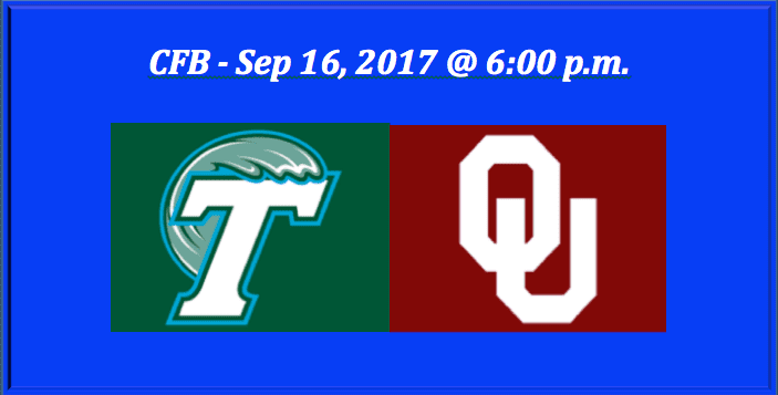 Tulane plays Oklahoma 2017 college football pick