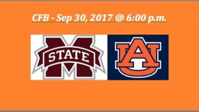 2017 college football Mississippi State plays Auburn