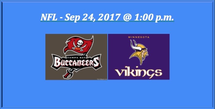 2017 NFL Buccaneers Play Vikings Pick