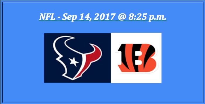 2017 Thursday Night Football Texans Play Bengals Pick