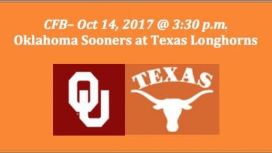 Oklahoma plays Texas 2017 college football pick