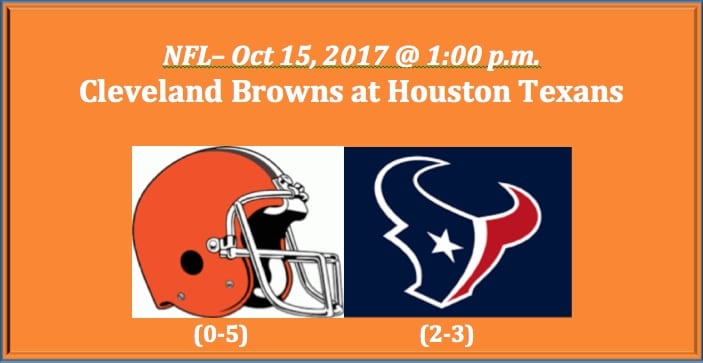 Cleveland Plays Houston 2017 NFL Free Pick