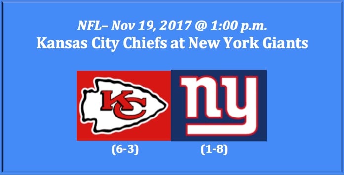 Kansas City Plays New York 2017 NFL Pick