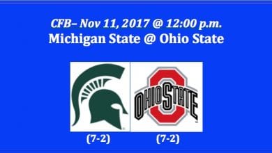 Michigan State Plays Ohio State 2017 NCAA Football Pick