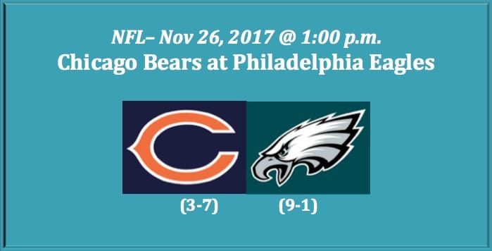 Chicago Plays Philadelphia 2017 NFL Free Pick