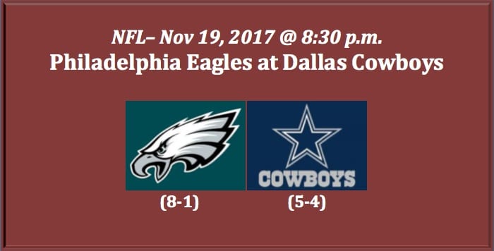 Philadelphia Plays Dallas 2017 NFL Pick