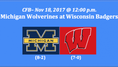 Michigan Plays Wisconsin 2017 College Football Free Pick