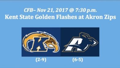 Kent State Plays Akron 2017 College Football Pick