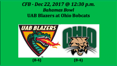 UAB plays Ohio 2017 Bahamas Bowl pick