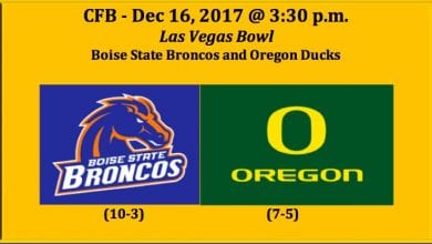 Boise State plays Oregon 2017 Las Vegas Bowl pick