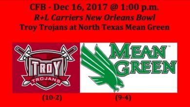 Troy Plays North Texas 2017 New Orleans Bowl Pick