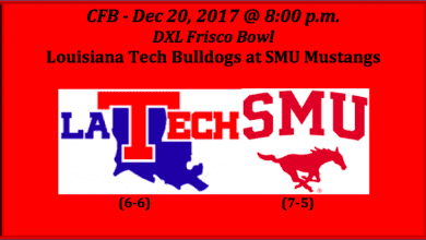 Louisiana Tech plays SMU 2017 DXL Frisco Bowl pick