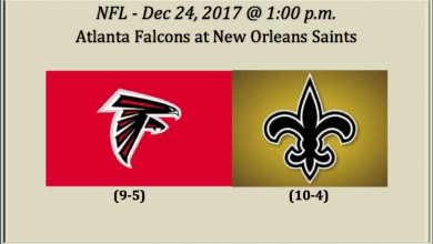 Atlanta Plays New Orleans 2017 NFL Pick-