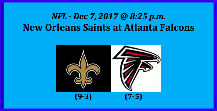 New Orleans Plays Atlanta 2017 Thursday Night Football Pick