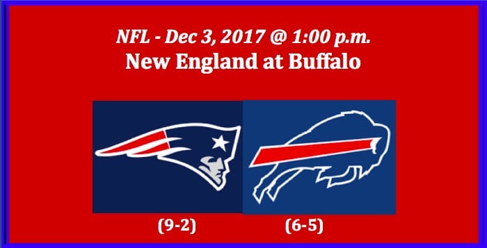 NFL Pick: New England Patriots at Buffalo Bills