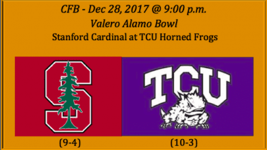 Stanford plays TCU 2017 Alamo Bowl pick