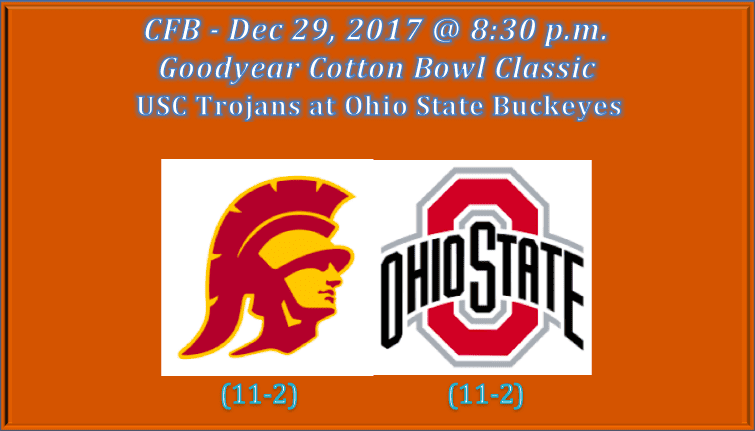 USC plays Ohio State 2017 Cotton Bowl pick