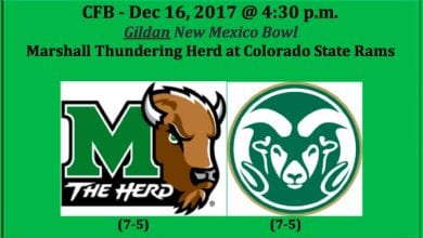 Marshall Plays Colorado State 2017 New Mexico Bowl Pick