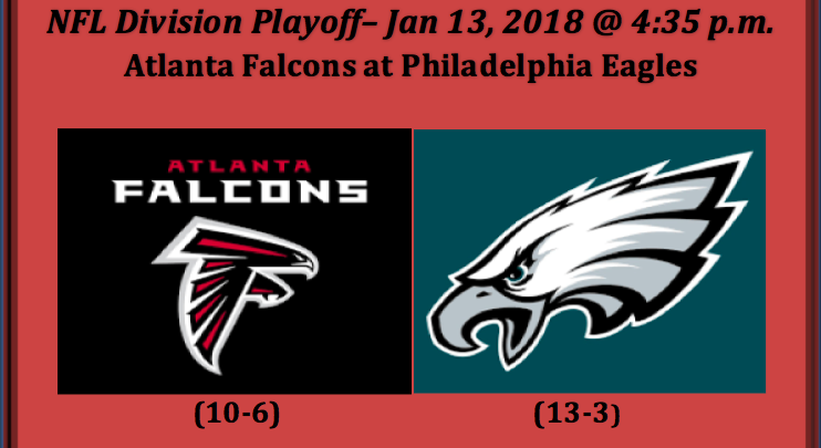 Atlanta plays Philadelphia 2018 NFC Divisional Playoff pick