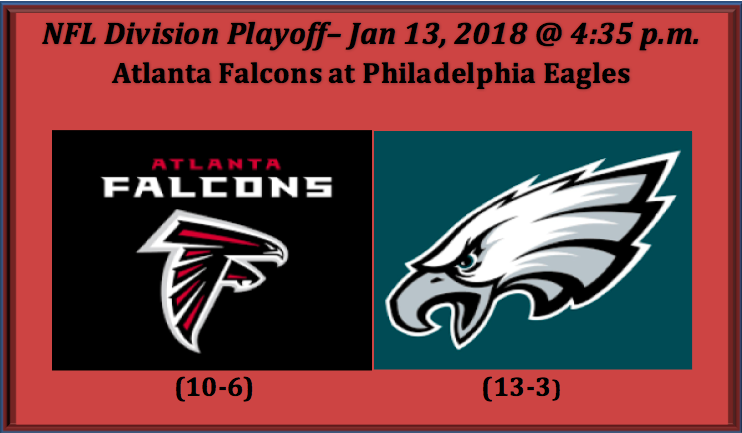 Atlanta plays Philadelphia 2018 NFC Divisional Playoff pick